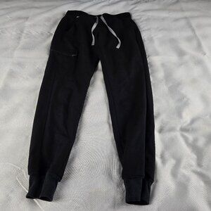 Figs Pants Womens XS Black Scrubs Zamora Jogger Bottoms Drawstring W18SW2005